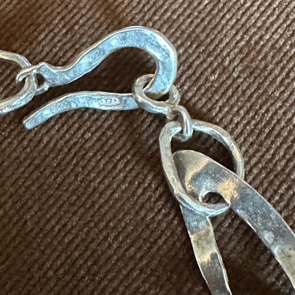 Silpada Sterling Silver Jade Citrine Smoky Quartz Necklace - Picture 8 of 8